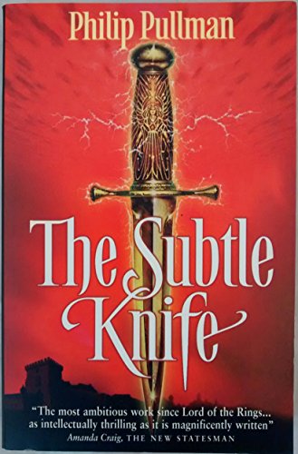 The Subtle Knife , Philip Pullman, softcover edition, published by Scholastic Point in 1999