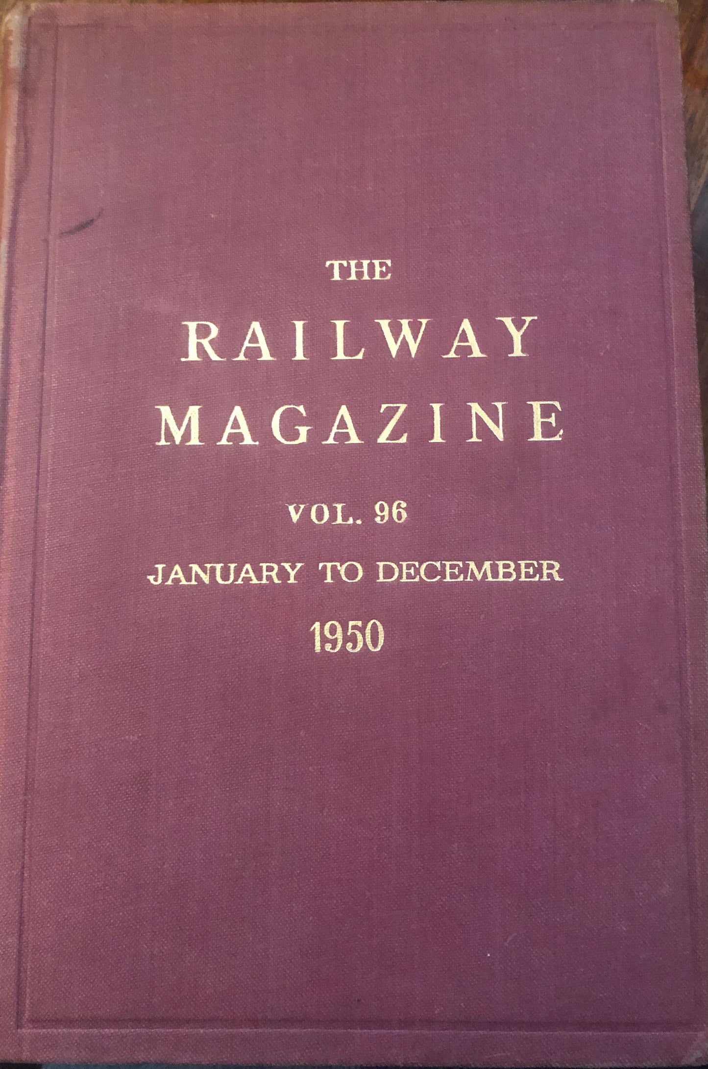 The Railway Magazine: Volume 96 (1950)